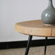 Table tripode en bois vintage