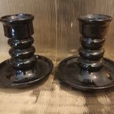 Jean Garillon art deco candle holders