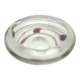 Art Nouveau fruit bowl, glass, Germany, 1970s