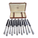 Box of 12 table knives – Silver-plated – Orbrille