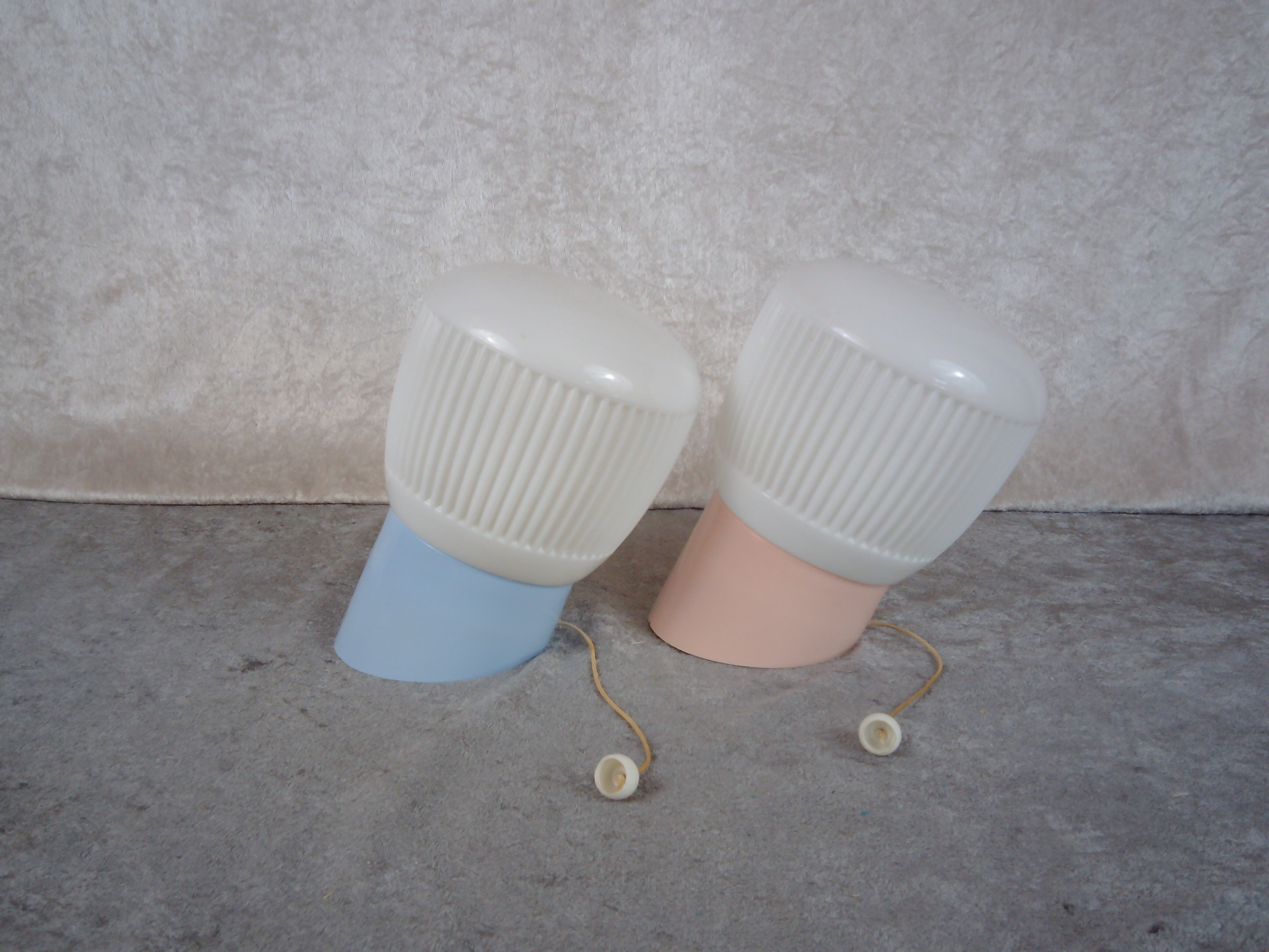 Vintage sconces, "His & Hers" set of 2. Germany 1970/80