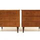 Set de 2 commodes scandinave en teck, Suède, 1950