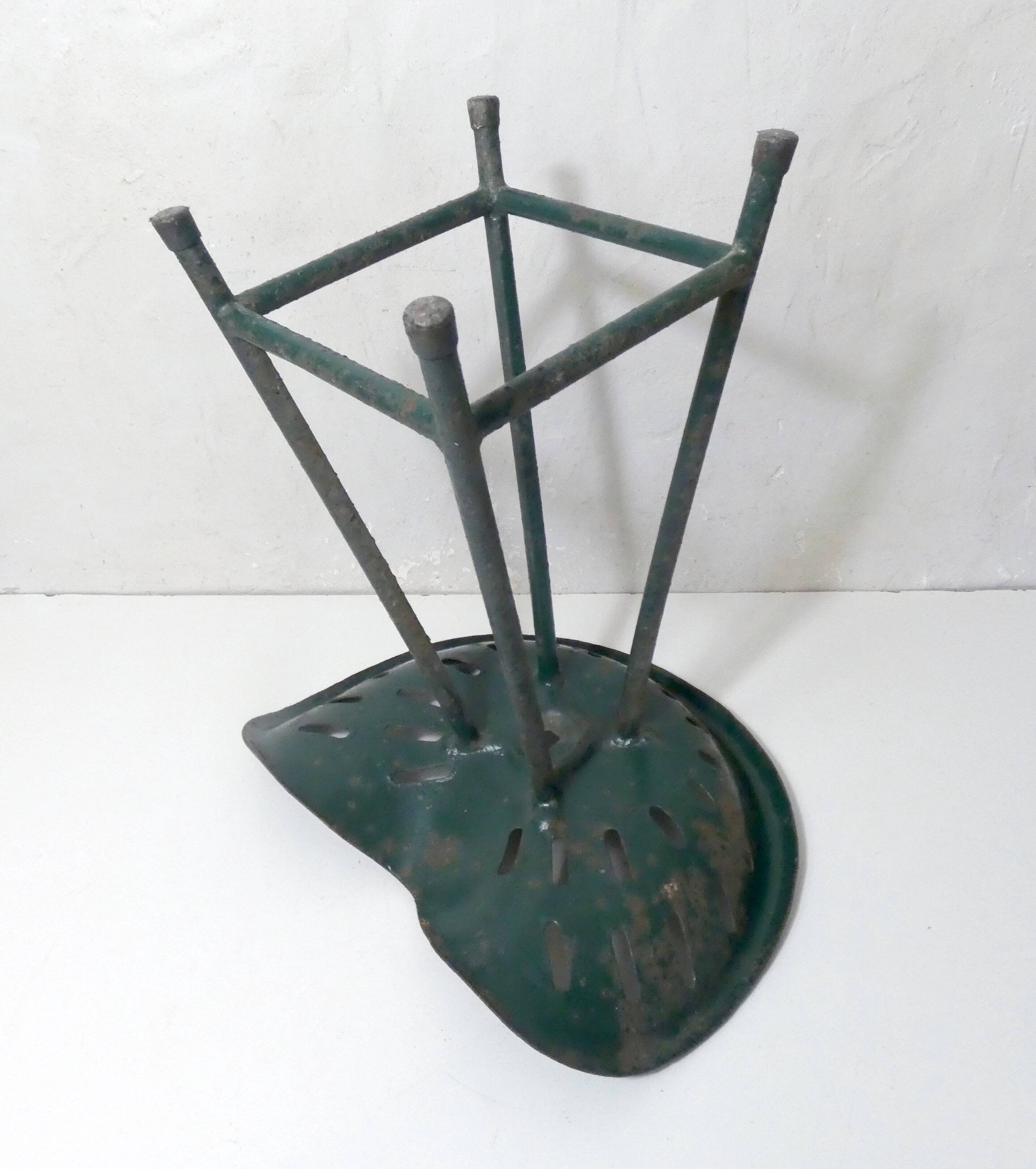 Old tractor seat stool