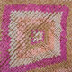 Tapis rose pâle vintage runner 300x86cm
