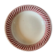 Round hollow flat model Jacquot Faience Digoin Sarreguemines