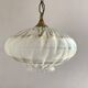 Suspension in glass and gilded metal 60s