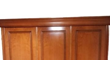 Louis Philippe style cherry wood wardrobe