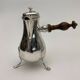 Tripod chocolate jug in silver from the 18th century Farmers General 378 grams