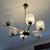 Ceiling chandelier with 6 vintage branches