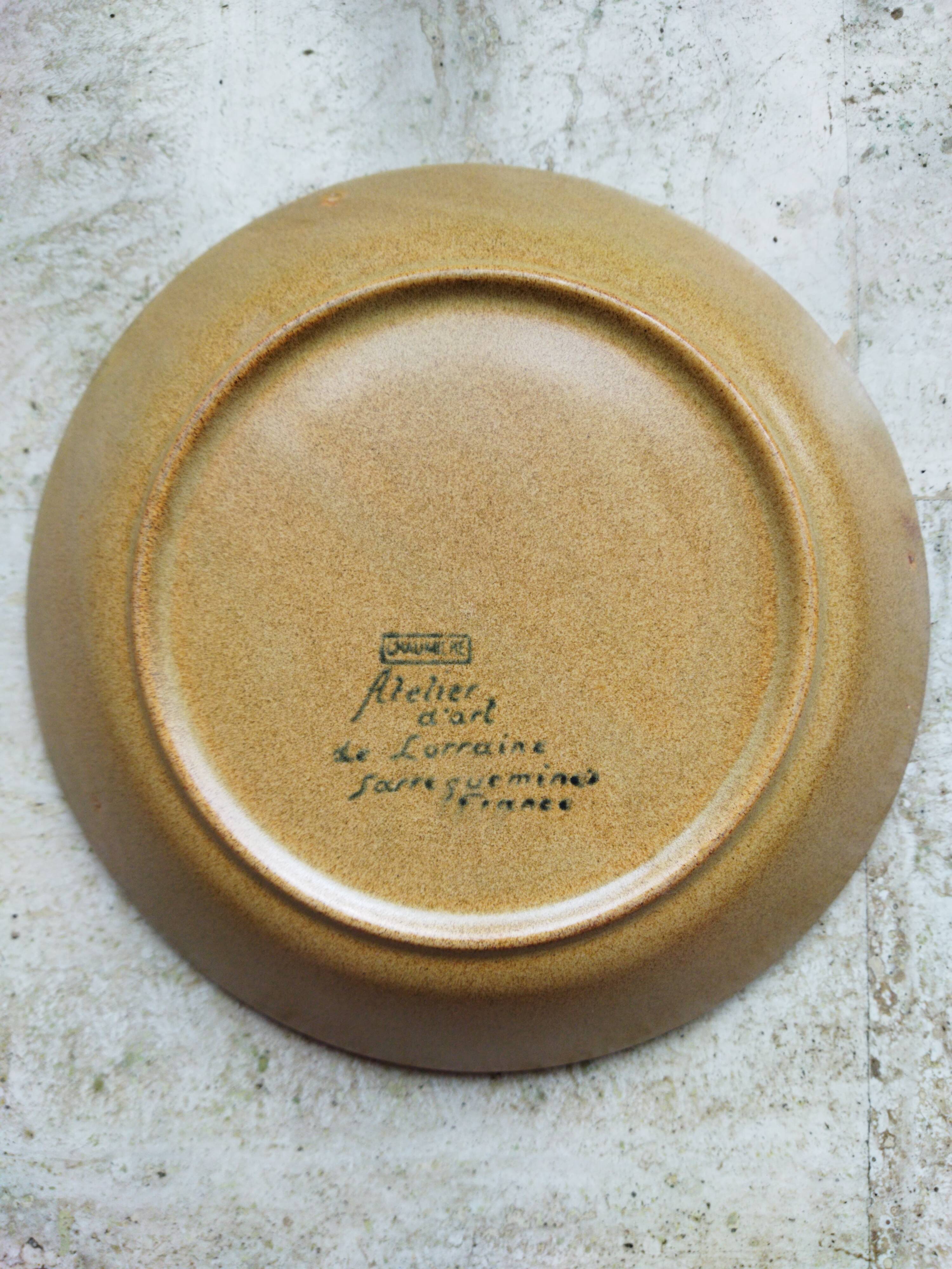 6 Sarreguemines “Chaumière” soup plates