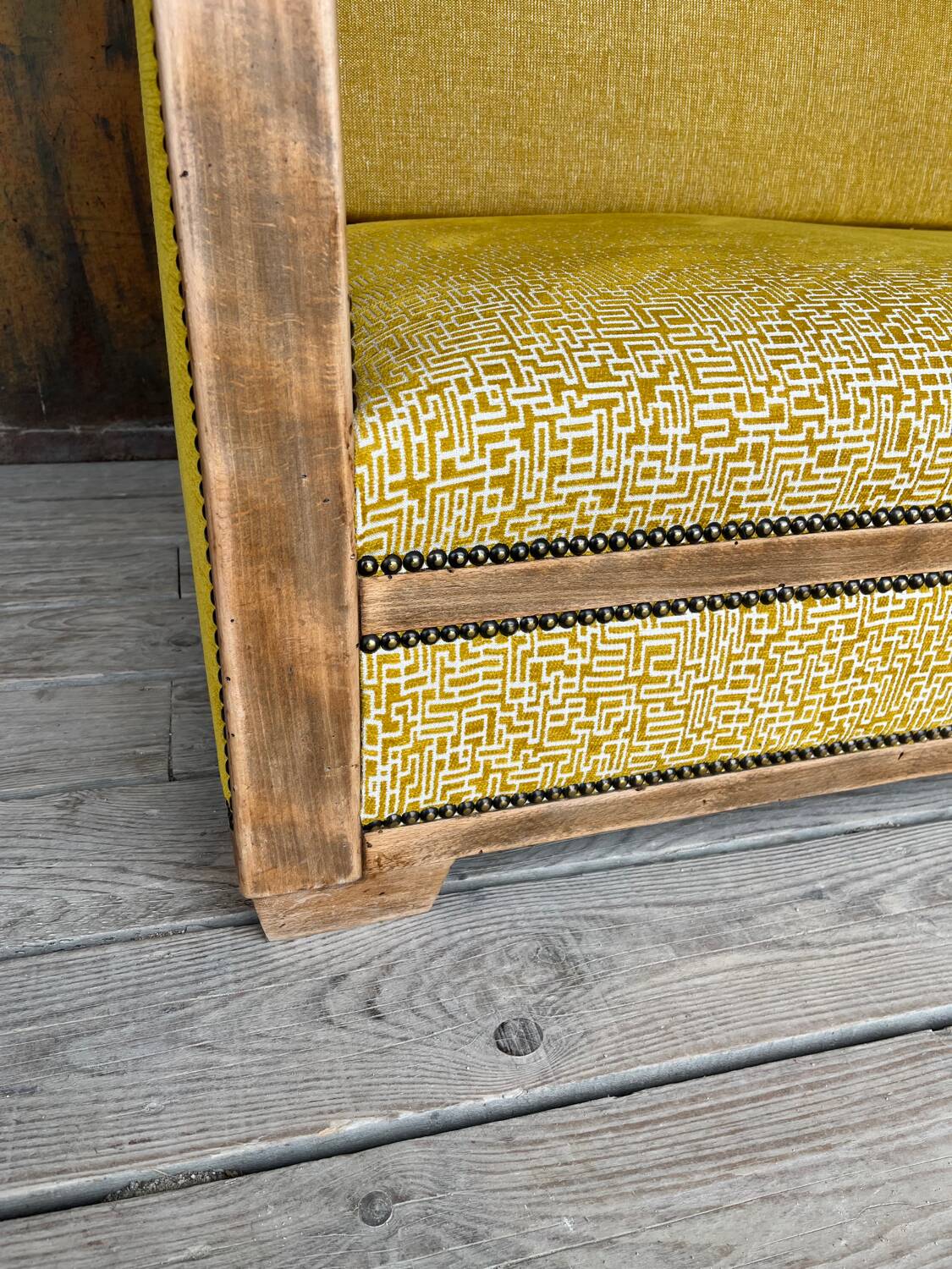 Art Deco two-seater sofa