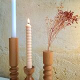 Candle holder - oak soliflore IRIS