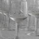 Un lot de 36 verres en cristal Saint Lambert