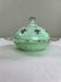 Jade green opaline bonbonnière
