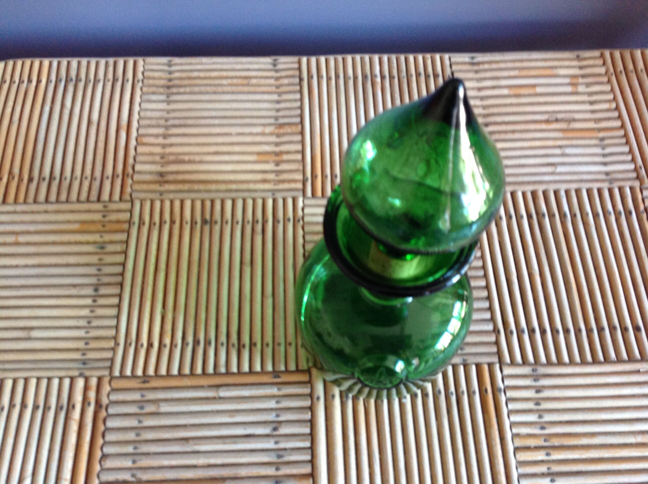 Vintage glass carafe