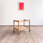 Chariot de bar Wegner en chêne pour Andreas Tuck