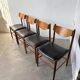 Set of 4 Italian chairs by Gianfranco Frattini.