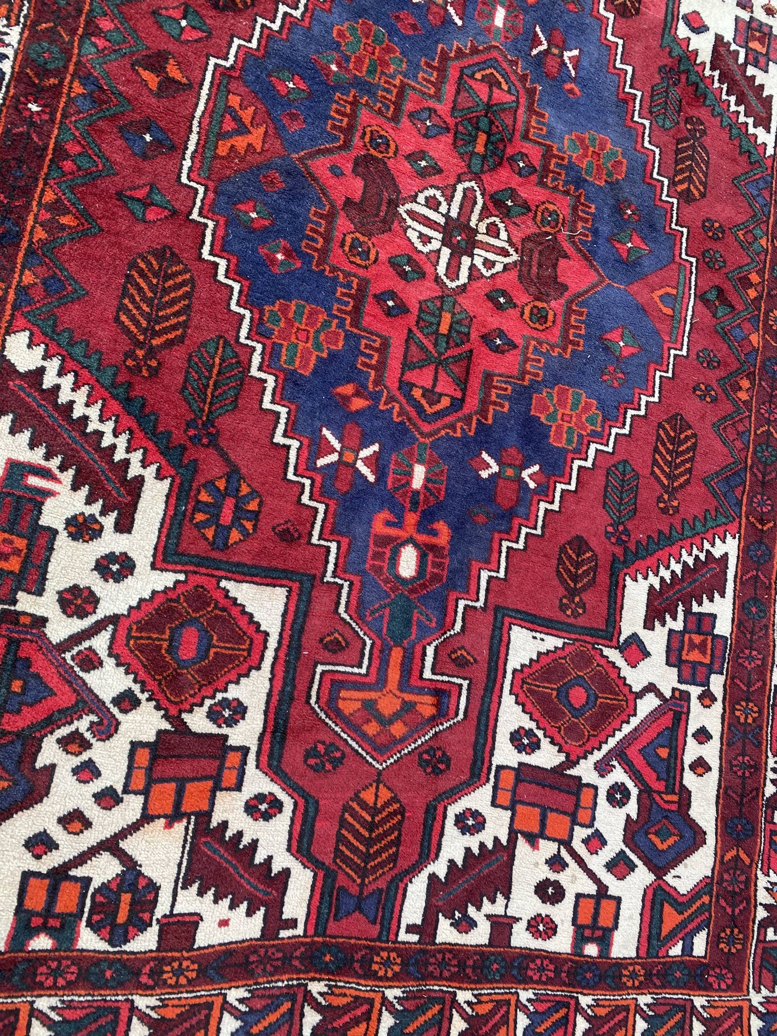 Tapis ancien persan Hamadan 160x218 cm
