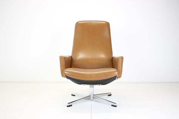 Fauteuil Pivotant scandinave Du milieu Du Siècle, Années 1960