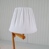 Sculptural modern floor lamps in pine, Yngve Ekström Sweden 1970s