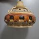 Glazed ceramic pendant light, West Germany 1960-70