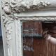 Large antique mirror/wooden frame