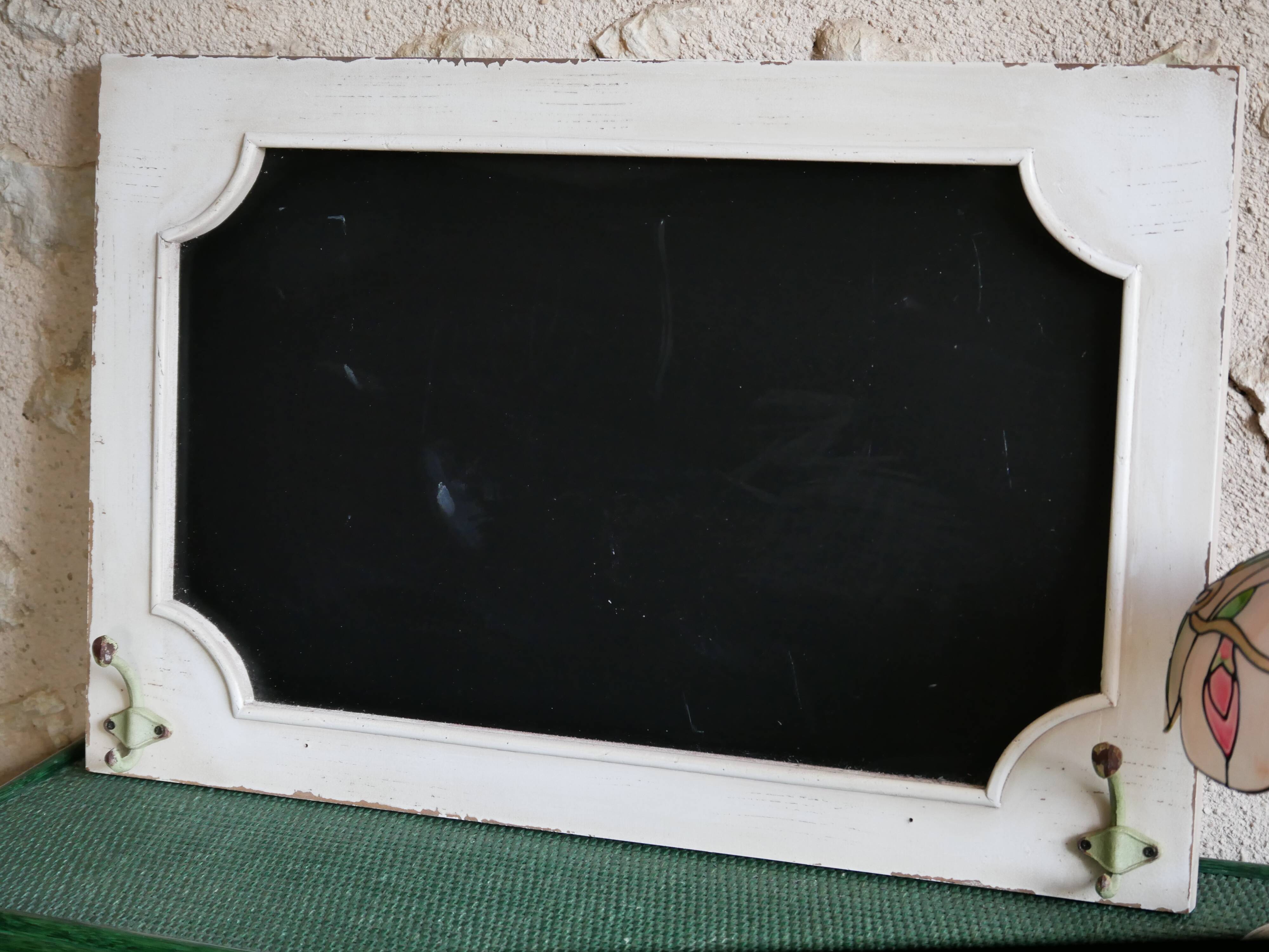 Coat hook slate board