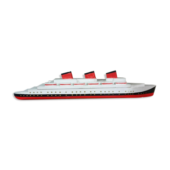 Model boat - Liner Le Normandie - Vintage toy