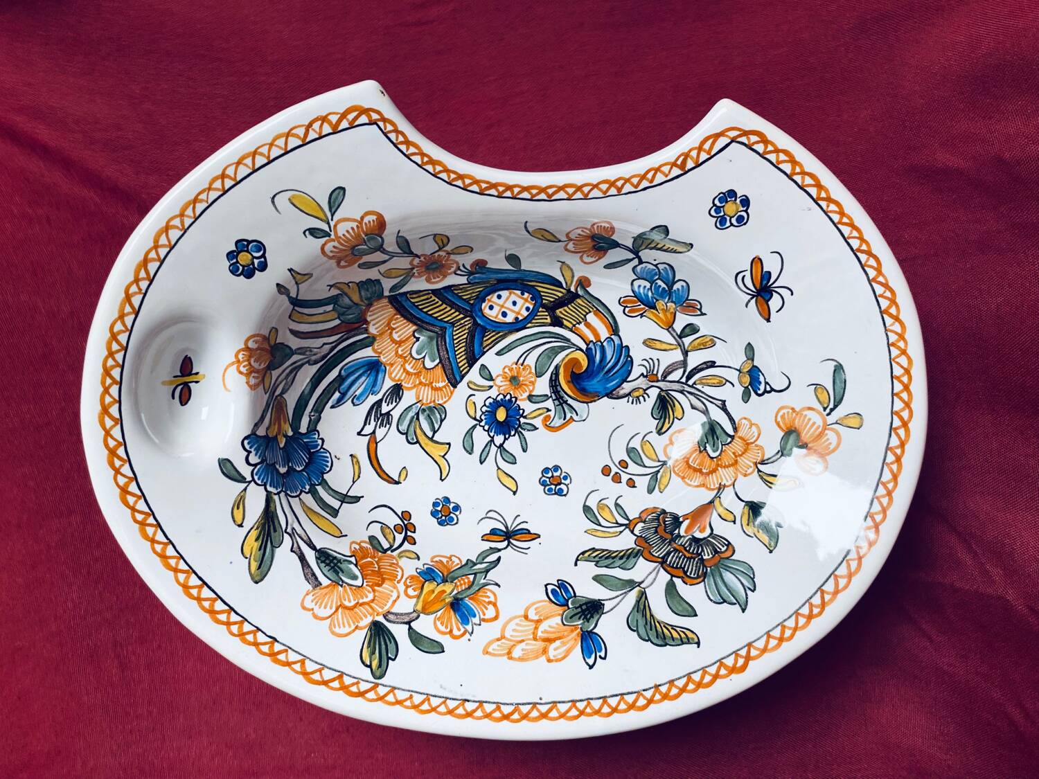 Rouen earthenware dish