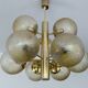 Large Vintage Bubble Glass Pendant Light