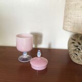 Pink opaline stand candy