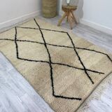 Handmade Moroccan Berber carpet 240 x 143 CM