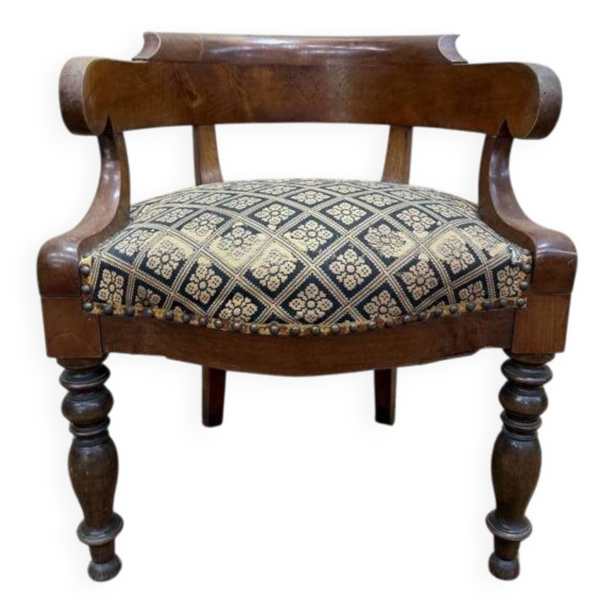 Fauteuil de bureau époque Napoléon III - Louis Philipe