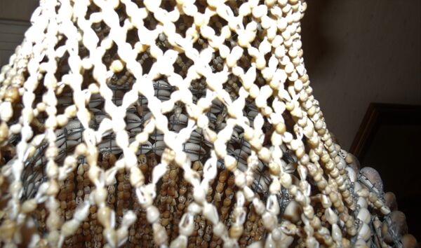 Lustre suspension coquillages