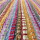 Gabeh tribal multicolore 243 x 301 cm
