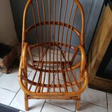 Rattan armchair