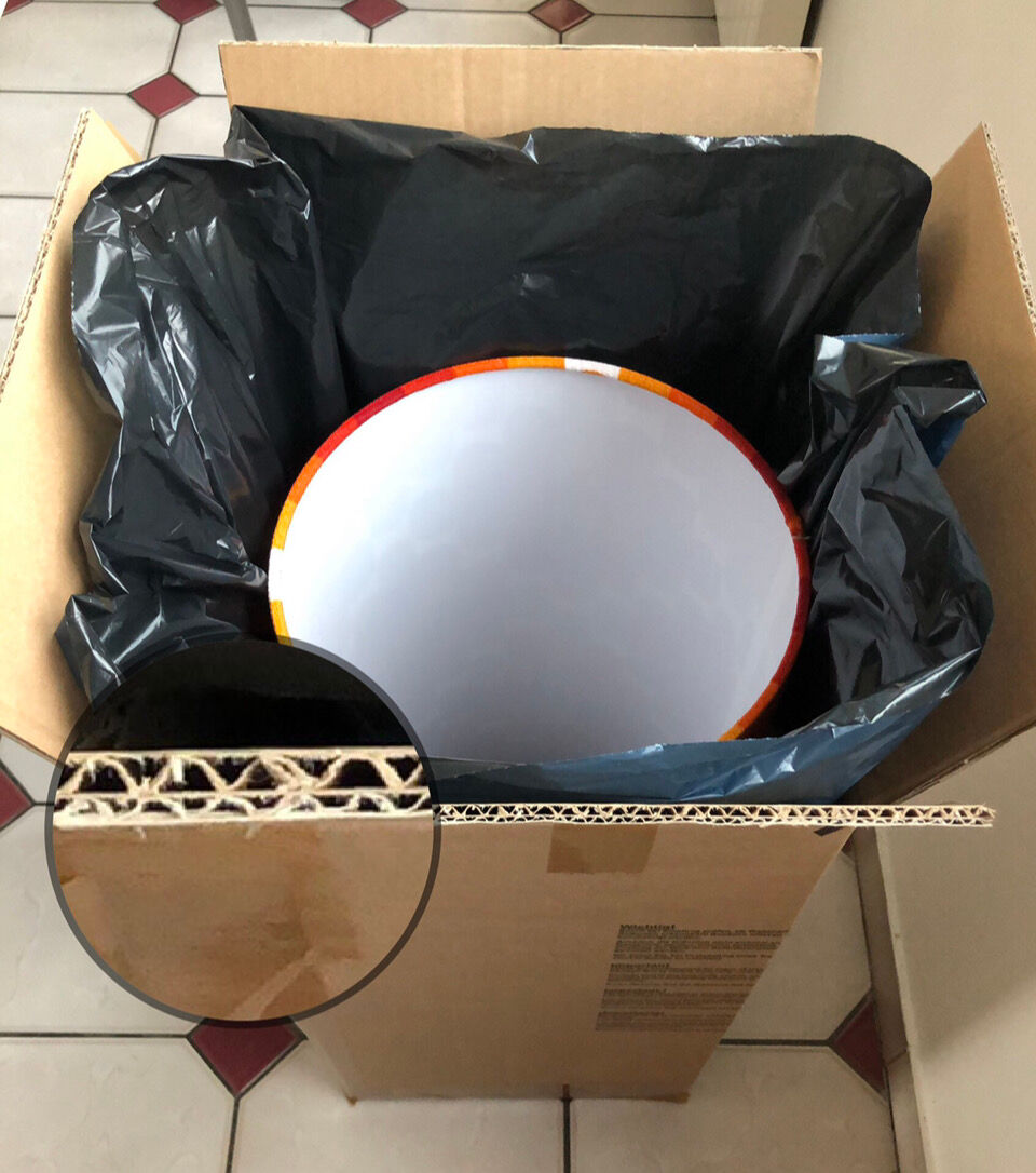 Lampshade Parly H50 D25 - vintage fabric