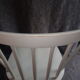 Chaise scandinave dossier barreaux
