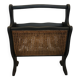 Porte-revues Pia bois et cannage