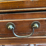 Ancien bureau en bois d'orme, époque Qing du XIXème siècle, ouvrant en façade par 4 tiroirs