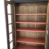 Black display bookcase