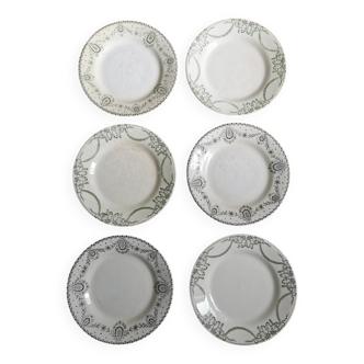 Old Creil and Montereau dessert plates