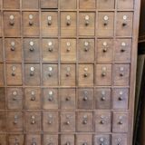 Furniture of trade 70 drawers in chene