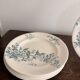 Lot 6 Plate Plates Faience Longwy Model Mignon