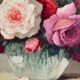 Painting bouquet of roses