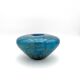 Masterpiece Murano: Lagoon Blue & 24K Gold Pebble Vase