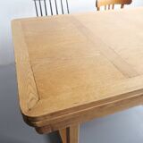 Oak extendable table