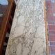 Walnut/Art Deco marble buffet