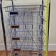Metal storage locker vintage trolley 70s-80s
