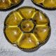 Authentic old vintage oyster set signed Gien France